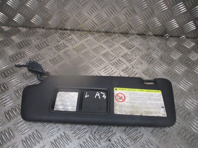 2013 GENUINE AUDI A3 8V FRONT LEFT PASSENGER SDIE SUN VISOR 8V0857551 - Image 2