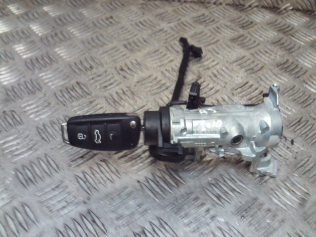 2012 GENUINE AUDI A3 8P IGNITION BARREL & KEY 1K0906865A 1K0905851B