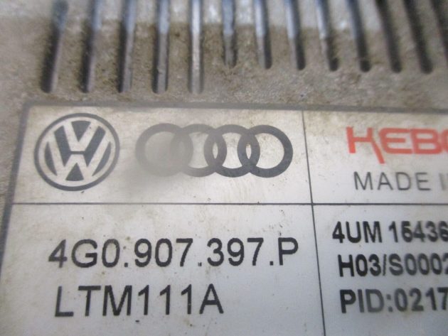 2013 GENUINE AUDI A3 8V RIGHT DRIVER SIDE HEADLIGHT BALLAST MODULE 4G0907397P - Image 2