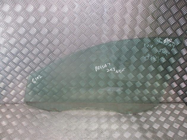 2013 GENUINE VW PASSAT FRONT LEFT PASSENGER SIDE DOOR WINDOW GLASS NSF