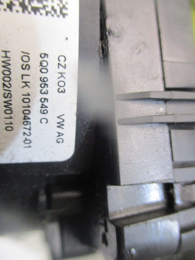 2016 GENUINE AUDI A3 8V STEERING WHEEL SLIP RING SQUIB 5Q0953549C - Image 3