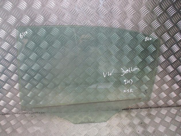 2013 GENUINE VW JETTA REAR LEFT PASSENGER SIDE DOOR WINDOW GLASS - Image 3