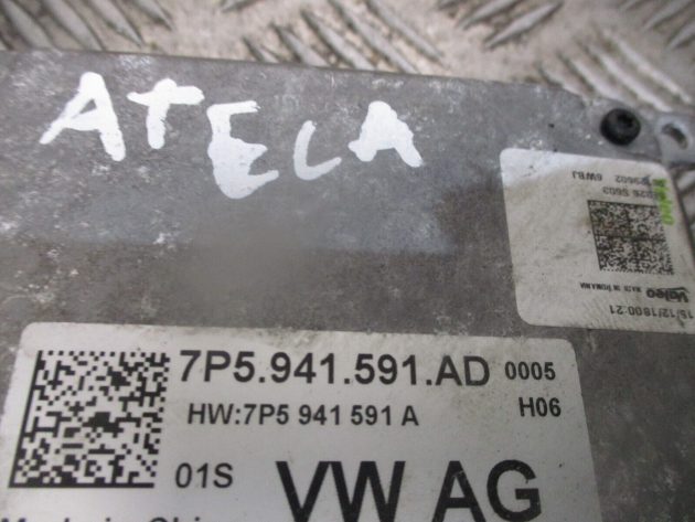 2019 GENUINE SEAT ATECA FRONT RIGHT LED HEADLIGHT BALLAST MODULE 7P5941591AD OEM - Image 3