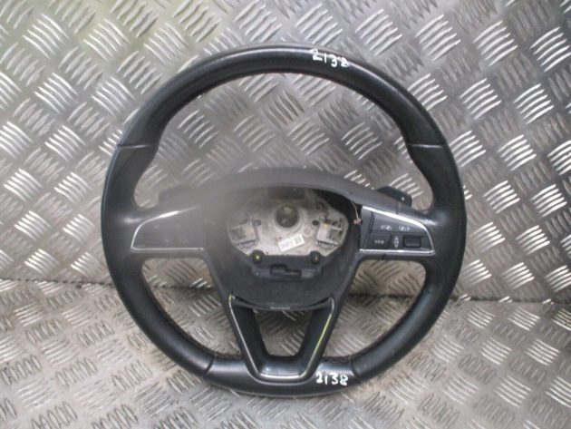 2019 GENUINE SEAT ATECA FRONT DRIVER MULTIFUNCTION STEERING WHEEL 575419091E
