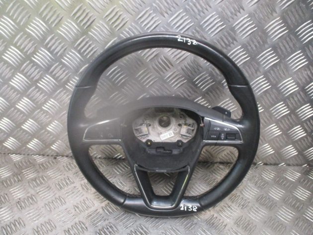 2019 GENUINE SEAT ATECA FRONT DRIVER MULTIFUNCTION STEERING WHEEL 575419091E - Image 2