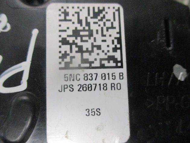 2018 VW PASSAT B8 FRONT LEFT PASSENGER SIDE DOOR LOCK MECHANISM 5NC837015B - Image 2