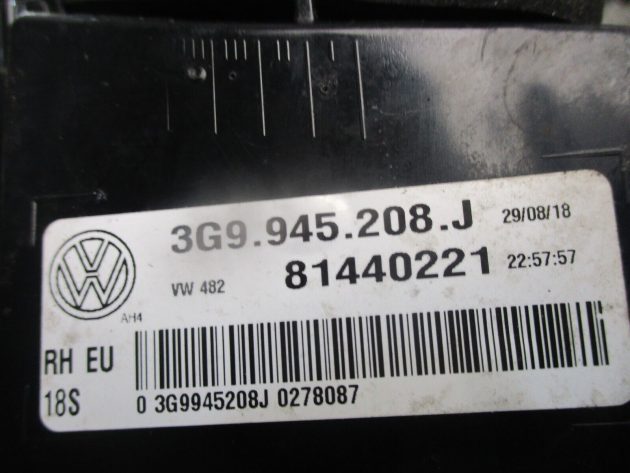 2018 VW PASSAT B8 ESTATE REAR RIGHT DRIVER SIDE TAILLIGHT LAMP 3G9945208J OEM - Image 6