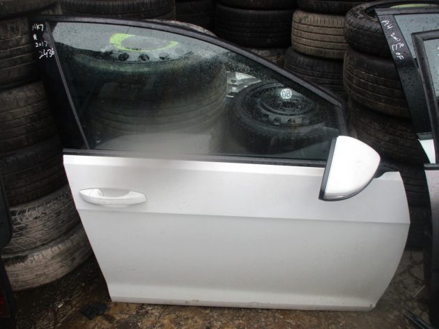 2017 GENUINE VW GOLF MK7 FRONT RIGHT DRIVER SIDE BARE SHELL DOOR OSF - Image 2