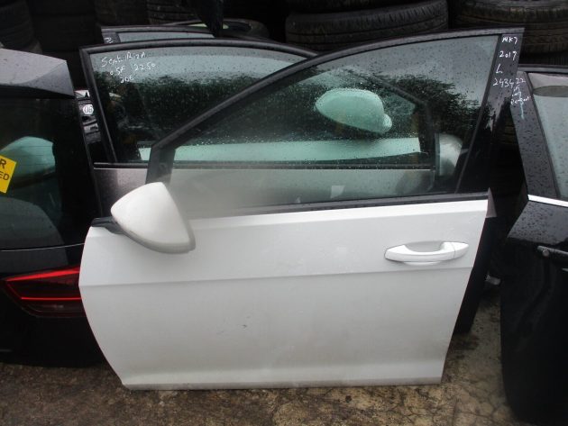 2017 GENUINE VW GOLF MK7 FRONT LEFT PASSENGER SIDE BARE SHELL DOOR NSF - Image 3
