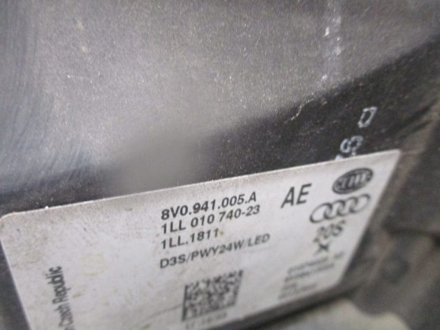 2015 AUDI A3 8V FRONT LEFT PASSENGER SIDE XENON HEADLIGHT LAMP 8V0941005A OEM - Image 8