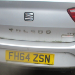 2014 GENUINE SEAT TOLEDO REAR BUMPER COMPLETE