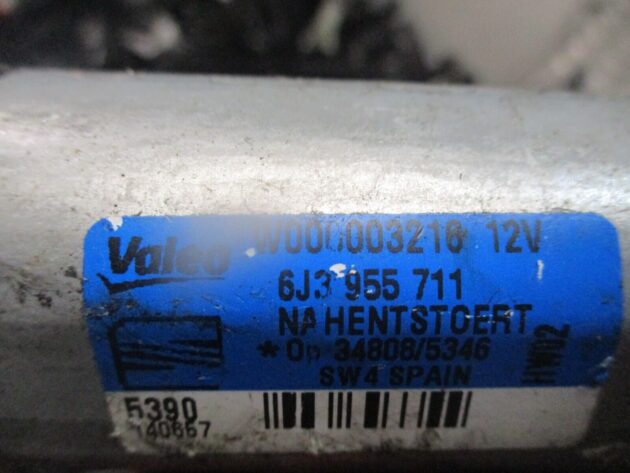 2012 GENUINE SEAT IBIZA REAR WINDSCREEN WIPER MOTOR 6J3955711 - Image 2