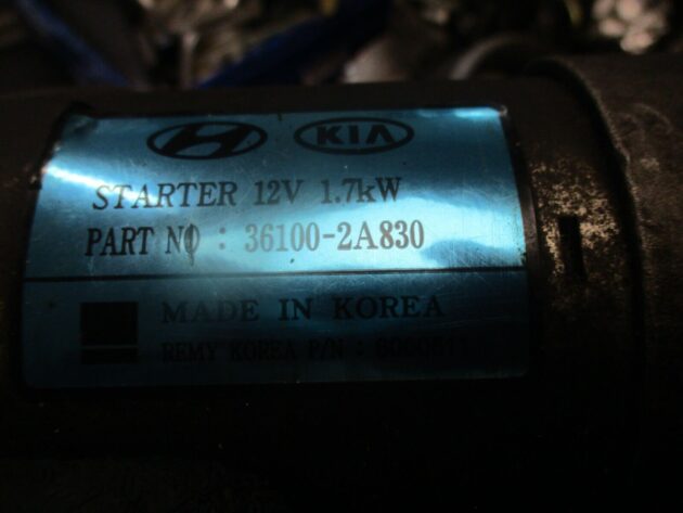2013 GENUINE HYUNDAI I40 1.7 DIESEL STARTER MOTOR 36100-2A830 - Image 2