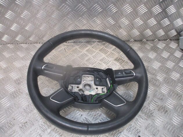 2012 GENUINE AUDI A4 DRIVERS MULTIFUNCTION STEERING WHEEL 4L0419091AC - Image 4