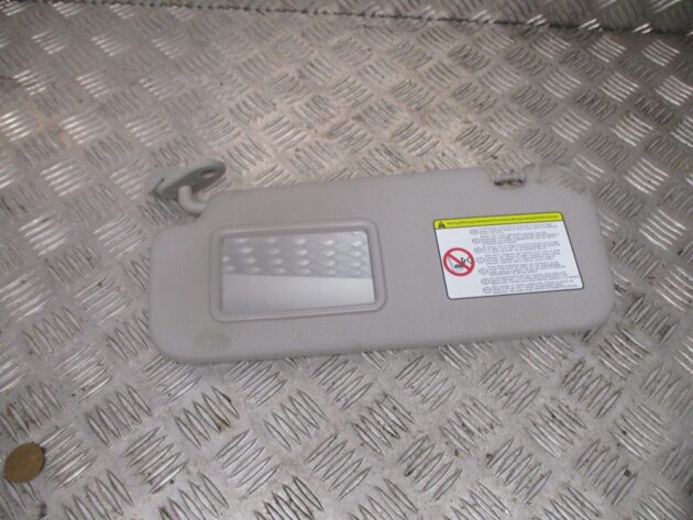 2015 KIA PICANTO 3DR FRONT LEFT PASSENGER SIDE SUNVISOR NSF - Image 3