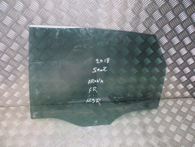 2018 GENUINE SEAT ARONA FR REAR LEFT PASSENGER SIDE DOOR WINDOW GLASS NSR - Image 2