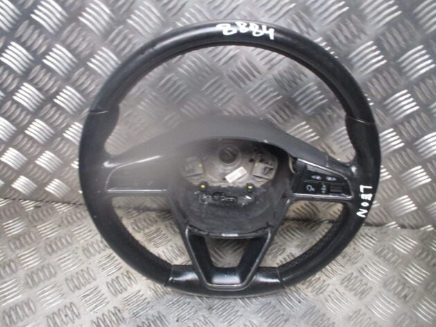 2016 GENUINE SEAT LEON DRIVERS FRONT MULTIFUNCTION STEERING WHEEL 5F0419091L