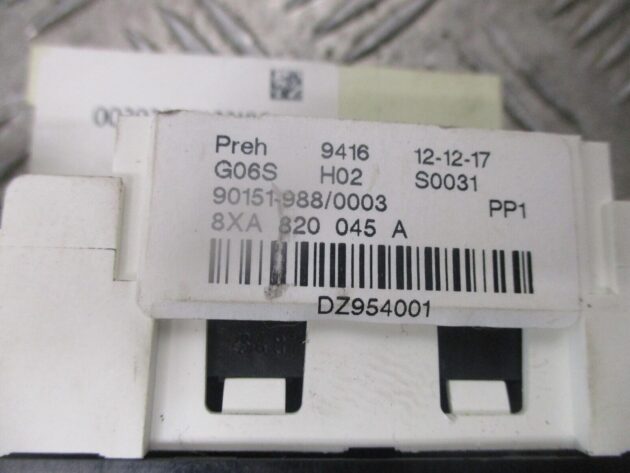 2018 AUDI A1 8X AC HEATER CLIMATE CONTROL SWITCH PANEL 8XA820045A - Image 3