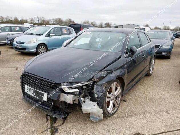 2013 AUDI A3 8V S-LINE HEADLIGHT BUMPER AIR BG TDI DIESEL BREAKING SPARES PARTS - Image 2