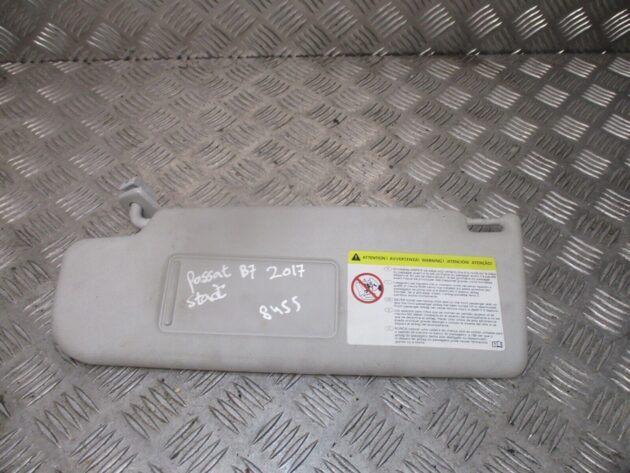 2010 GENUINE VW PASSAT B7 FRONT LEFT PASSENGER SIDE SUNVISOR