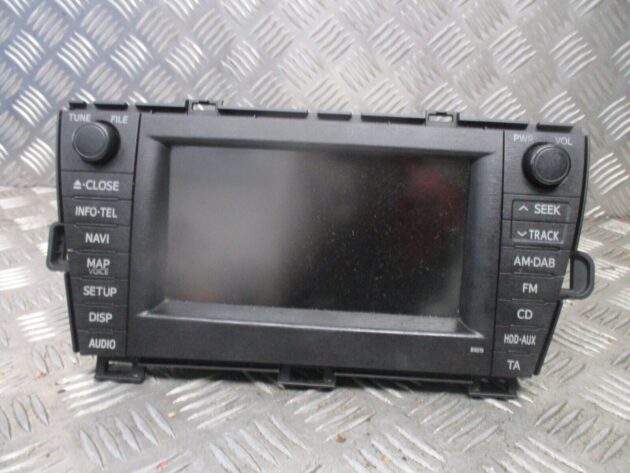 2011 GENUINE TOYOTA PRIUS NAVIGATION SCREEN HEAD UNIT 86120-47410 86113-60V840 - Image 2
