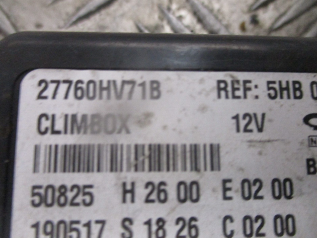 2019 NISSAN QASHQAI AC CLIMATE HEAT CLIMBOX CONTROL MODULE ECU 27760HV71B - Image 2