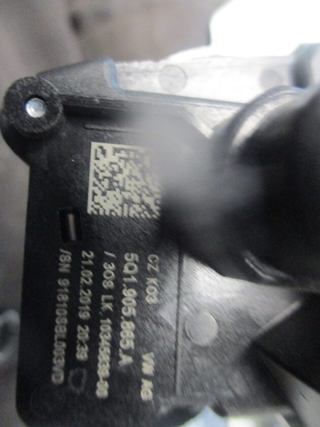 2019 GENUINE AUDI A3 IGNITION BARREL & KEY 5Q1905865A 1K0905851 - Image 3