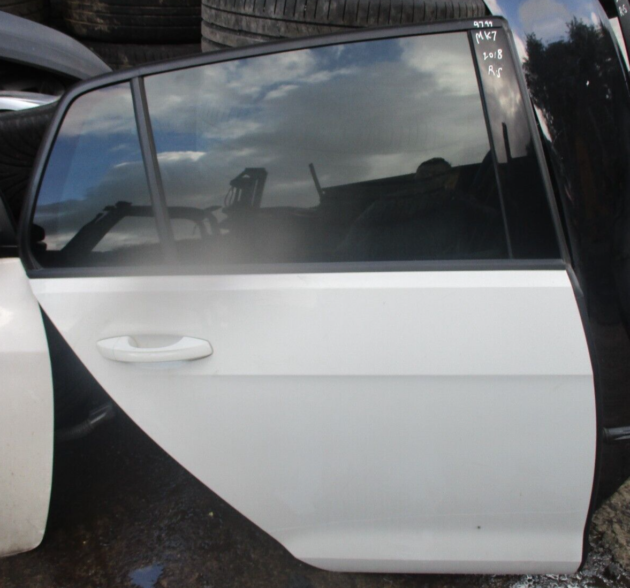 2018 GENUINE VW GOLF MK7 REAR RIGHT DRIVER SIDE BARE SHELL DOOR OSR