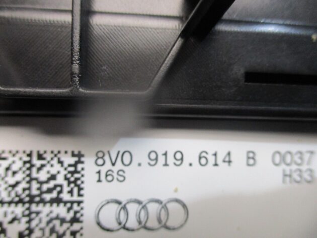 2016 GENUINE AUDI A3 8V MMI CONTROLS MULTIMEDIA SWITCH PANEL 8V0919614B - Image 3
