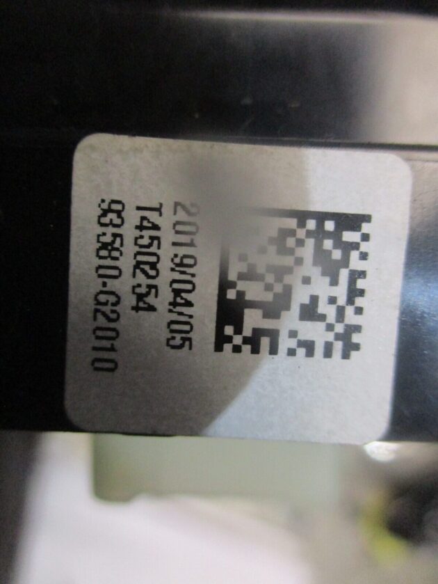 2018 HYUNDAI IONIQ REAR RIGHT DRIVER SIDE DOOR WINDOW SWITCH 93580G2010 OEM - Image 3