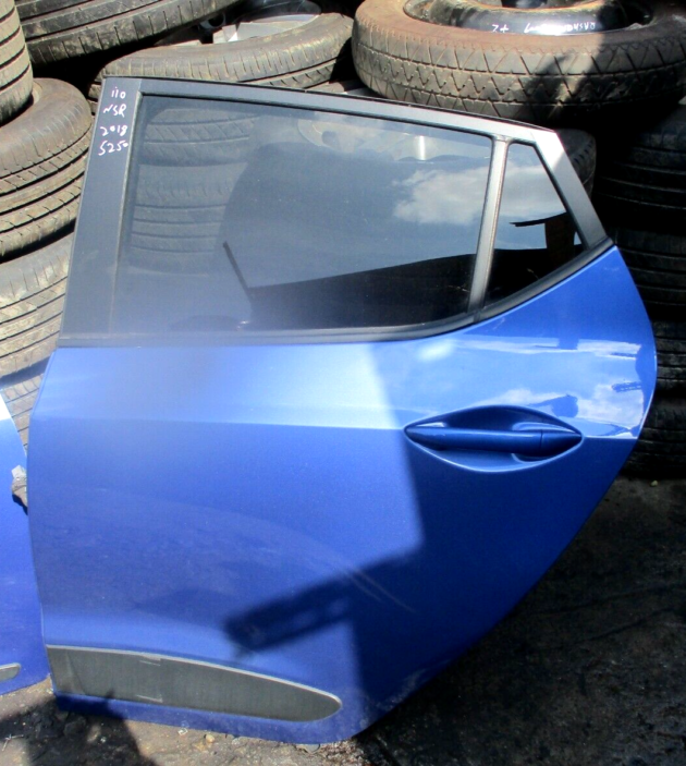 2018 GENUINE HYUNDAI I10 REAR LEFT PASSENGER SIDE BARE SHELL DOOR NSR