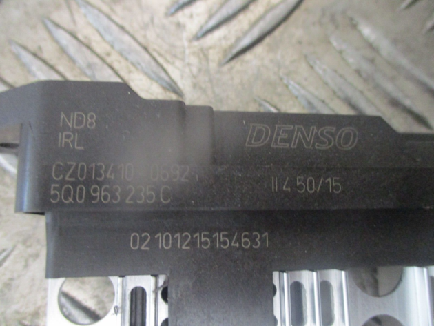 2016 SKODA OCTAVIA DENSO ELECTRIC HEATER MATRIX AUXILIARY ELEMENT 5Q0963235C - Image 2