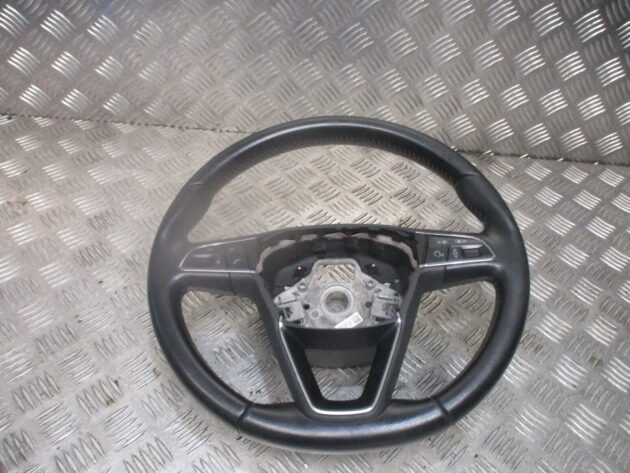2014 GENUINE SEAT TOLEDO DRIVERS MULTIFUNCTION STEERING WHEEL 6JA419091E - Image 3