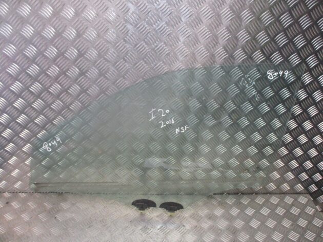 2016 GENUINE HYUNDAI I20 FRONT LEFT PASSENGER SIDE DOOR WINDOW GLASS NSF - Image 3