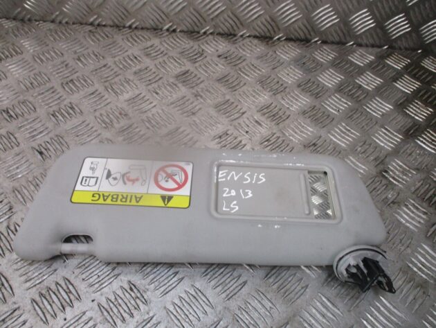 2013 GENUINE TOYOTA AVENSIS FRONT LEFT PASSENGER SIDE SUN VISOR