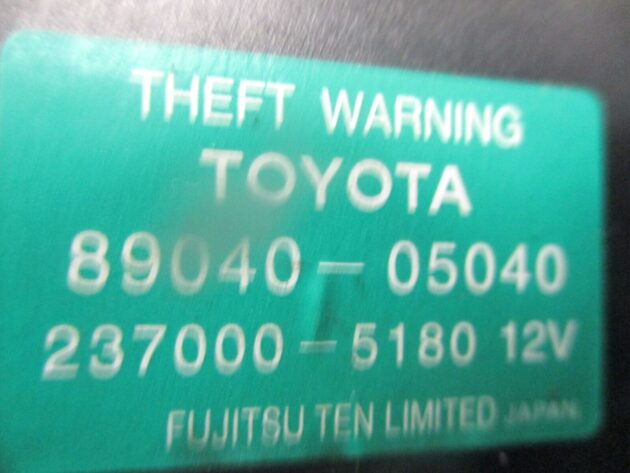 2013 GENUINE TOYOTA AVENSIS ANTI THEFT ALARM SIREN HORN 8904005040 - Image 3