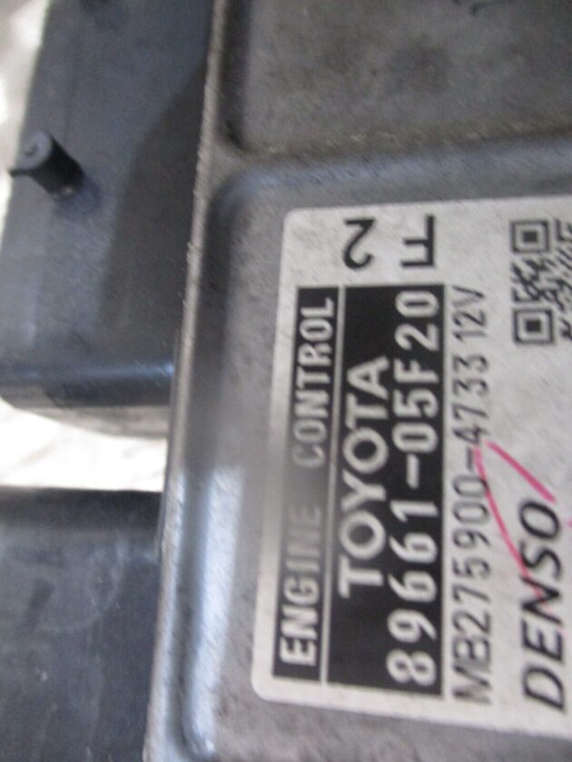 2013 GENUINE TOYOTA AVENSIS ECU ENGINE CONTROL MODULE UNIT 8966105F20 - Image 4