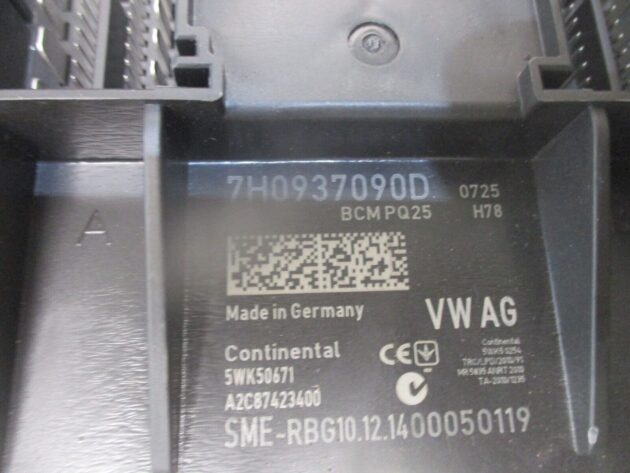 2014 GENUINE SEAT TOLEDO BCM BODY CONTROL MODULE 7H0937090D - Image 2