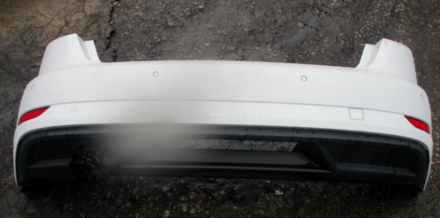 2017 GENUINE AUDI A3 HATCHBACK REAR COMPLETE BUMPER WITH SENSOR