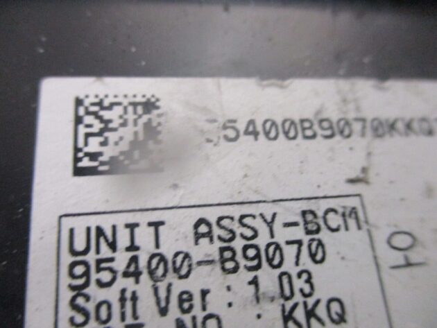 2016 GENUINE HYUNDAI I10 BCM BODY CONTROL MODULE UNIT 95400B9070 - Image 2