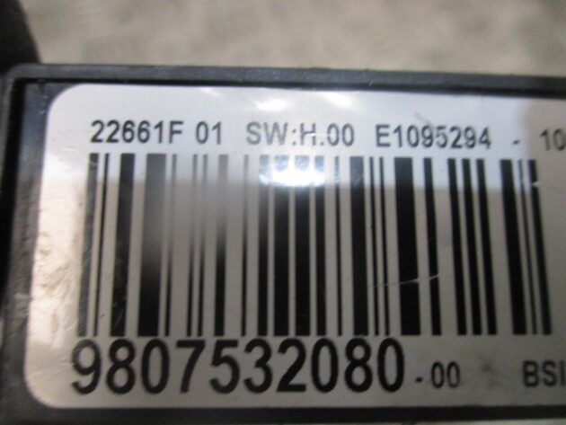 2014 GENUINE PEUGEOT 208 BCM BODY CONTROL MODULE UNIT 9807532080 - Image 3