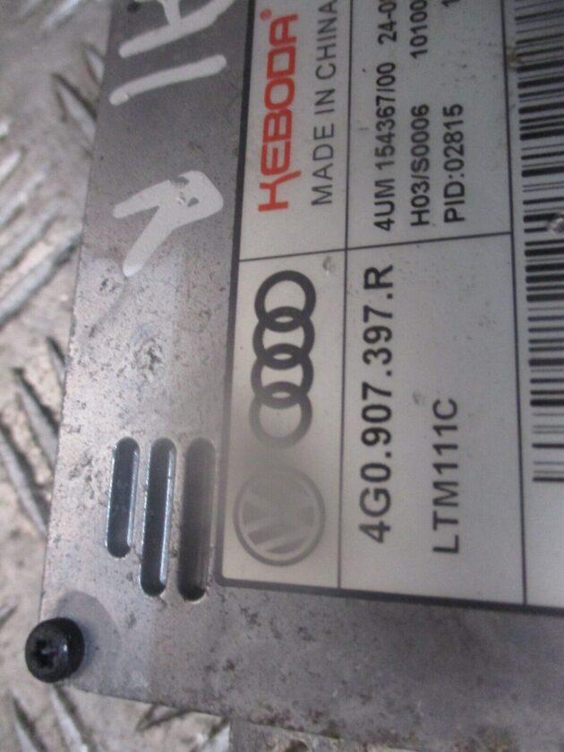 2018 AUDI A1 DRIVER RIGHT SIDE DAYTIME RUNNING LIGHT CONTROL UNIT 4G0907397R OEM - Image 3