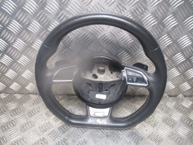 2018 AUDI A1 DRIVERS FRONT FLAT BOTTOM MULTIFUNCTION STEERING WHEEL 8XA419091F - Image 2