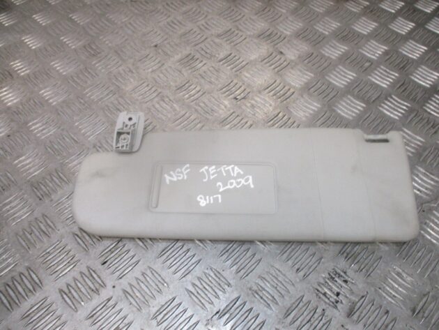 2009 GENUINE VW JETTA FRONT LEFT PASSENGER SIDE SUNVISOR 1K0857551 - Image 3