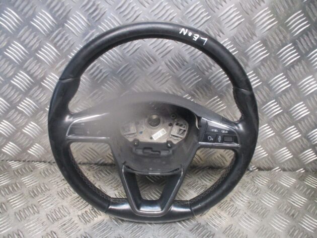 2015 GENUINE SEAT LEON DRIVERS FRONT MULTIFUNCTION STEERING WHEEL 5F0419091L