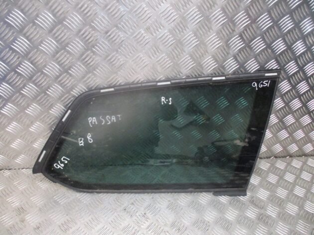2016 VW PASSAT B8 ESTATE REAR RIGHT DRIVER SIDE QUARTER GLASS 3G9845298BT OEM - Image 2