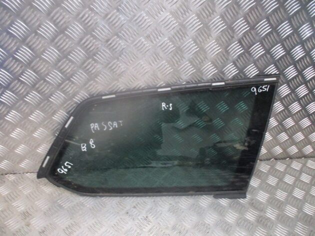 2016 VW PASSAT B8 ESTATE REAR RIGHT DRIVER SIDE QUARTER GLASS 3G9845298BT OEM - Image 3