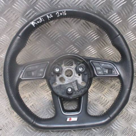 2016 GENUINE AUDI A3 SLINE FLAT BOTTOM MULTIFUNCTION STEERING WHEEL 8V0419091CM
