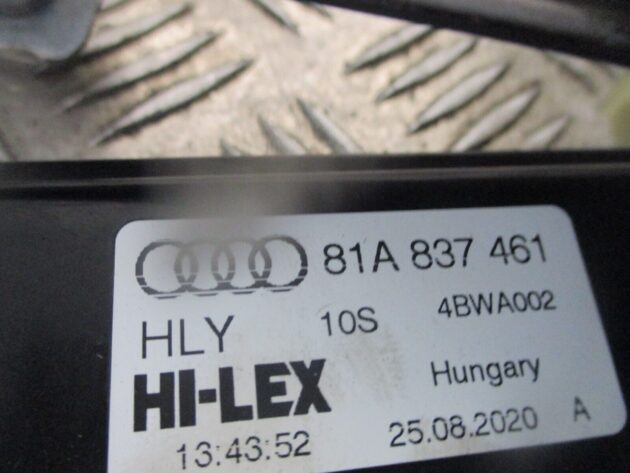2019 GENUINE AUDI Q2 FRONT LEFT PASSENGER SIDE WINDOW REGULATER 81A837461 - Image 3