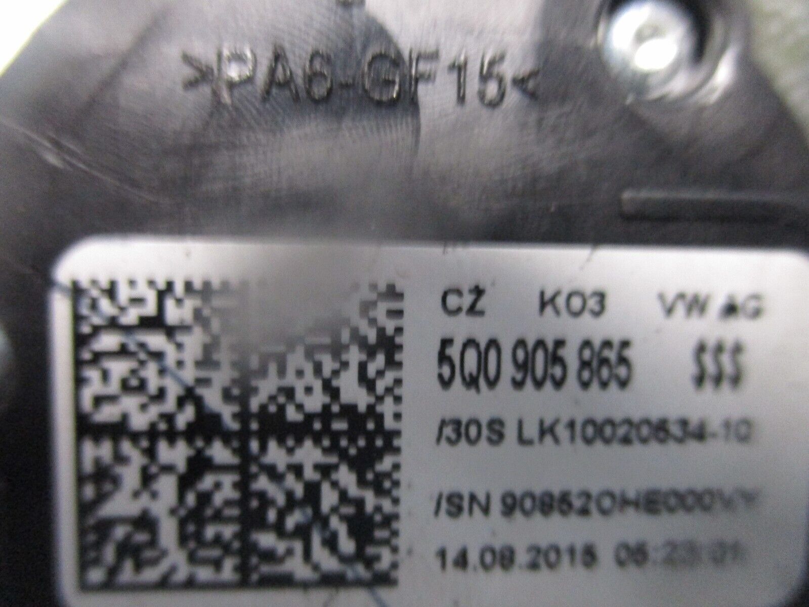 2015 GENUINE SEAT LEON IGNITION BARREL & KEY 5Q0905865 1K0905851 - Image 3